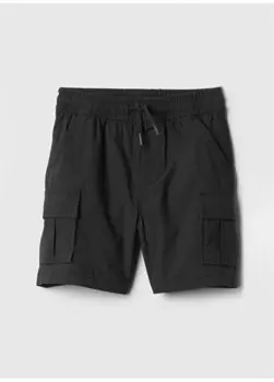 Обычные черные мужские шорты с эластичной талией 403496002-A Gap, черный