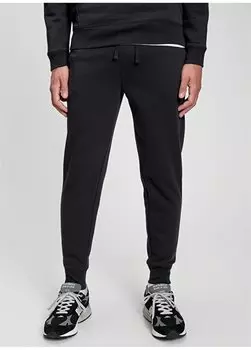 Обычные черные мужские спортивные штаны с завязкой на талии 500382 Gap, черный