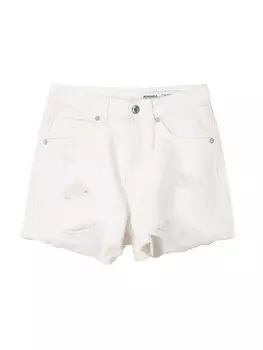Обычные джинсы Bershka, белый
