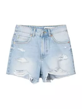 Обычные джинсы Bershka, светло-синий