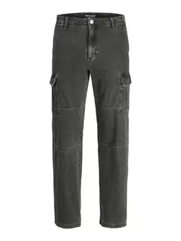 Обычные джинсы-карго JACK & JONES JJIEddie JJWade, черный деним