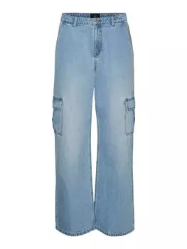 Обычные джинсы-карго Vero Moda, голубое небо