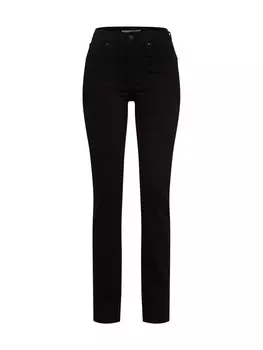 Обычные джинсы LEVI'S 724 High Rise Straight, черный деним