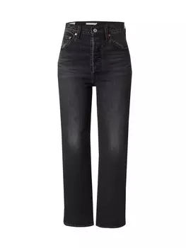 Обычные джинсы LEVI'S RIBCAGE, черный деним