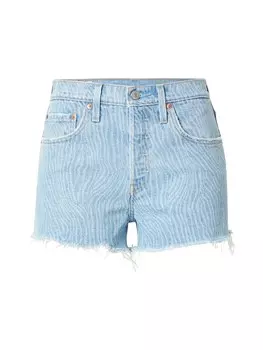 Обычные джинсы LEVIS 501 ORIGINAL SHORT BLUES, светло-синий