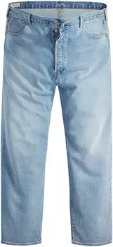 Обычные джинсы Levis Big & Tall 501, светло-синий