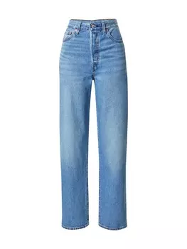 Обычные джинсы LEVIS RIBCAGE STRAIGHT ANKLE LIGHT INDIGO - WORN IN, синий