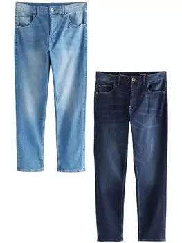 Обычные джинсы Next, цвет Light blue/Dark blue