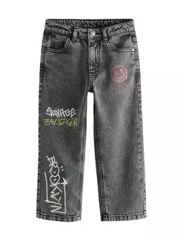 Обычные джинсы Next, серый деним