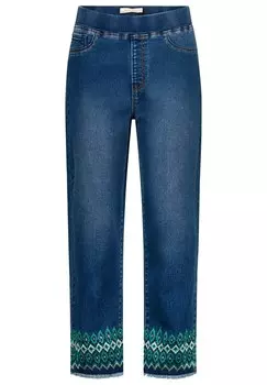 Обычные джинсы October, темно-синий