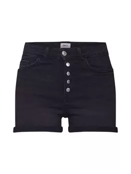 Обычные джинсы ONLY ONLHUSH HW BUTTON SHORTS BOX, черный