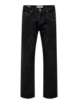 Обычные джинсы Only & Sons ONSEdge, черный деним