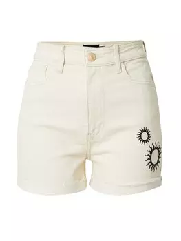 Обычные джинсы PIECES PCAMER, бежевый