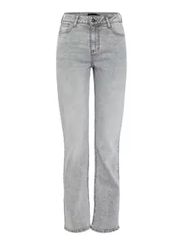 Обычные джинсы PIECES, серый деним