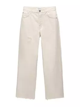 Обычные джинсы Pull&Bear, экрю