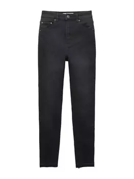 Обычные джинсы Pull&Bear, черный деним