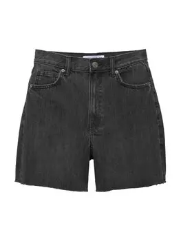 Обычные джинсы Pull&Bear, черный деним