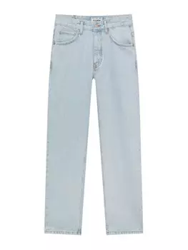 Обычные джинсы Pull&Bear, пастельный синий