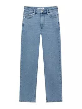 Обычные джинсы Pull&Bear, синий деним