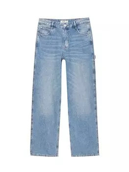 Обычные джинсы Pull&Bear, синий деним