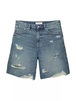 Обычные джинсы Pull&Bear, синий деним