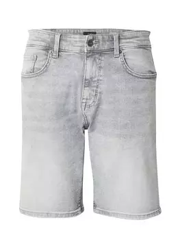 Обычные джинсы QS John, серый деним