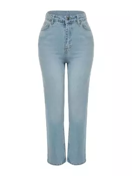 Обычные джинсы Trendyol, светло-синий