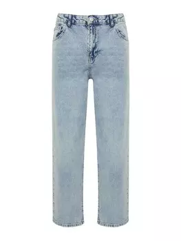 Обычные джинсы Trendyol, светло-синий