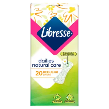 Обычные гигиенические прокладки, 20 шт./1 упаковка. Libresse Natural