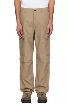 Обычные грузовые брюки Carhartt Work In Progress, цвет leather