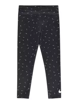 Обычные леггинсы Nike Sportswear SWOOSH, черный
