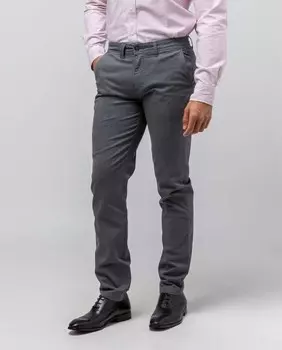 Обычные мужские брюки чинос серого цвета Scotta 1985, серый