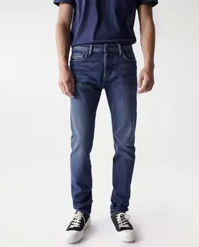 Обычные мужские джинсы синего цвета Salsa Jeans, синий
