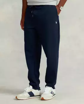 Обычные мужские джоггеры с регулируемым шнурком больших размеров Polo Ralph Lauren, темно-синий