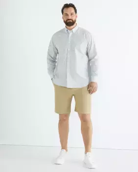 Обычные мужские шорты-бермуды больших размеров Mirto, бежевый