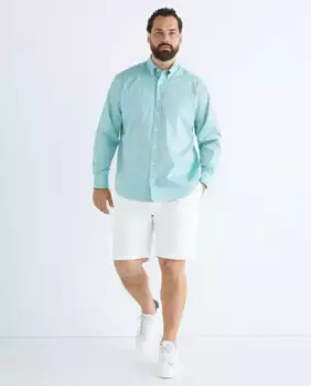 Обычные мужские шорты-бермуды больших размеров Mirto, белый