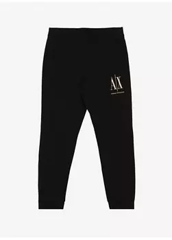 Обычные мужские спортивные штаны черного цвета 8NZPPQ ZJ1ZZ 1200 Armani Exchange, черный