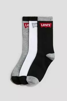 Обычные носки Batwing (упаковка из 3 шт.) Levi'S, черный