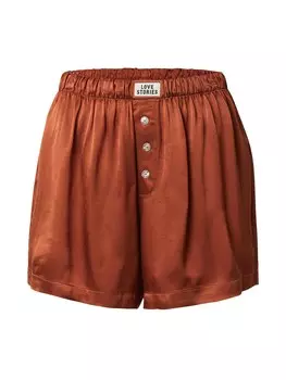 Обычные пижамные брюки LOVE Stories James, коричневый