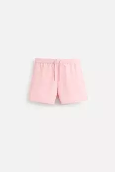 Обычные плавки seersucker ZARA, розовый