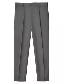 Обычные плиссированные брюки Adolfo Dominguez, серый