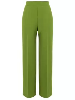 Обычные плиссированные брюки Ana Alcazar Silasa, зеленый