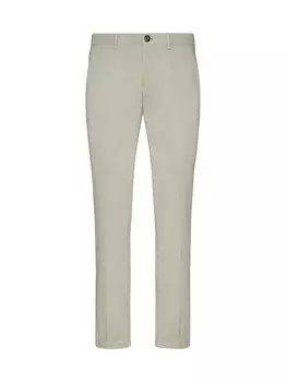 Обычные плиссированные брюки Boggi Milano, серый