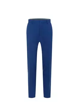 Обычные плиссированные брюки BOSS Black Lenon, синий