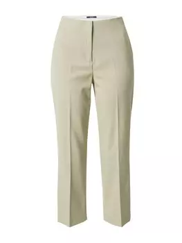 Обычные плиссированные брюки Esprit, бежевый