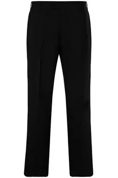 Обычные плиссированные брюки Men Plus, черный