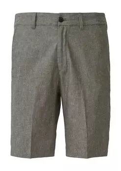 Обычные плиссированные брюки s.Oliver BLACK LABEL, хаки