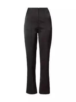 Обычные плиссированные брюки TOPSHOP, черный