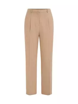 Обычные плиссированные брюки We Fashion, светло-бежевый