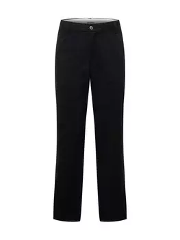 Обычные плиссированные брюки Weekday Joel, черный